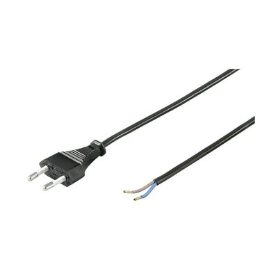 Goobay Euro Kabel zum Konfektionieren, 1,5 m, Schwarz