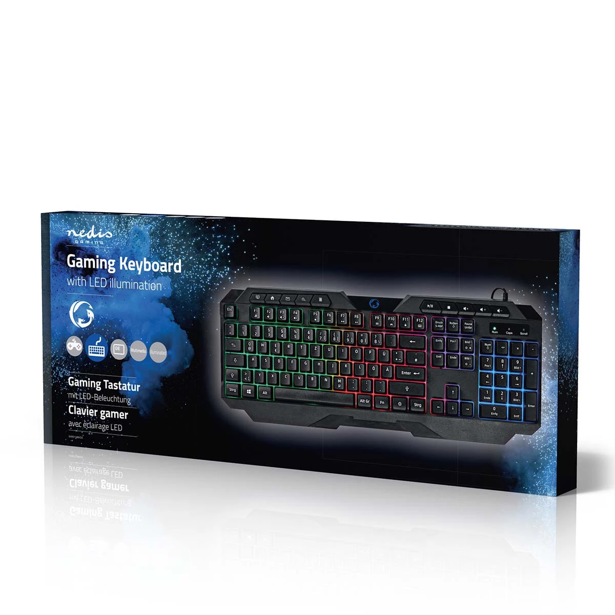 Nedis Wired Gaming Keyboard Nedis Wired Gaming Keyboard