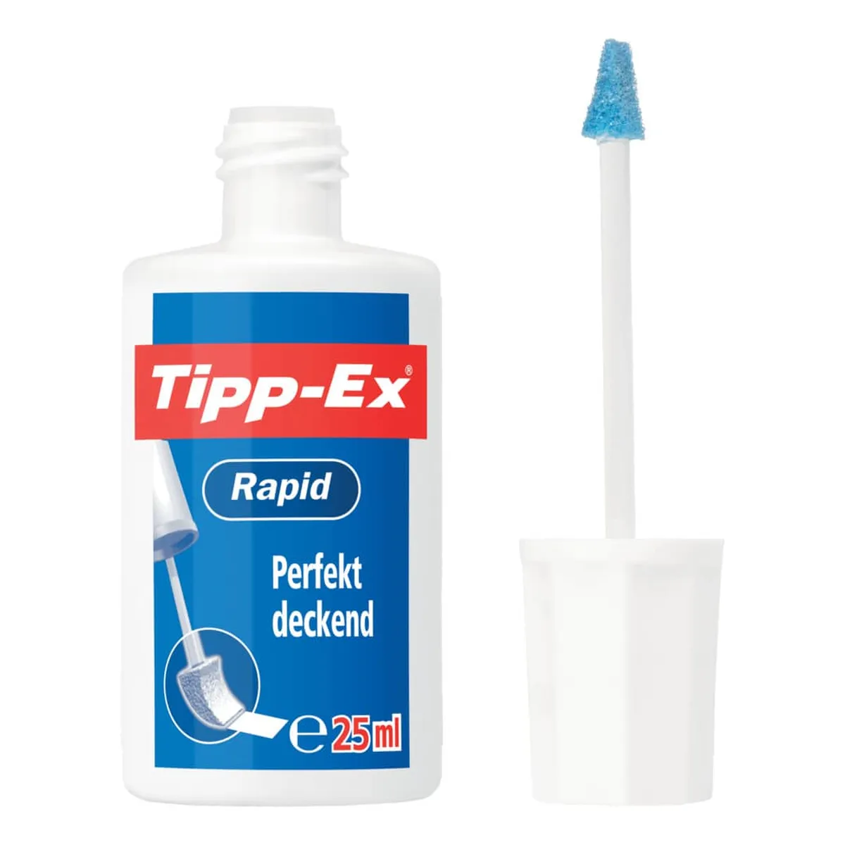 Tipp-Ex Korrekturfluid Rapid - Flasche à 25ml, weiß