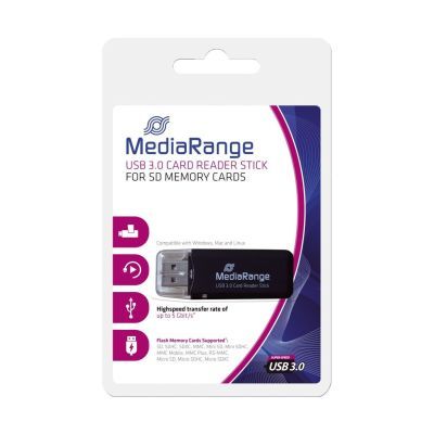 USB 3.0 Speicherkartenlese-Stick, schwarz