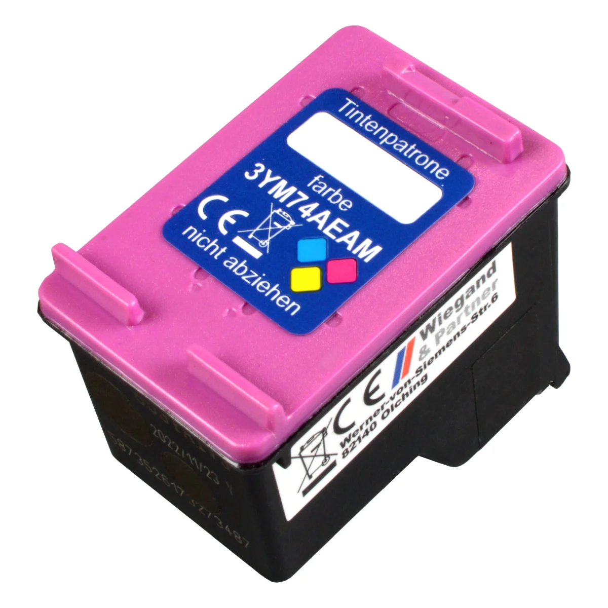 HP 653 - alternative Patrone 'farbig' 15 ml | 200 Seiten - Digital Revolution