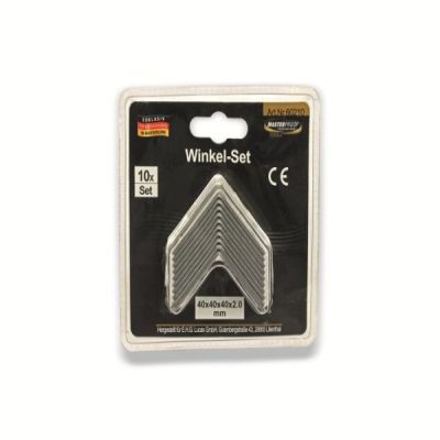 Masterproof Winkel-Set 40x40x40x2, 10-teilig
