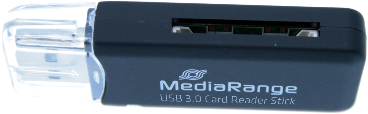 USB 3.0 Speicherkartenlese-Stick, schwarz