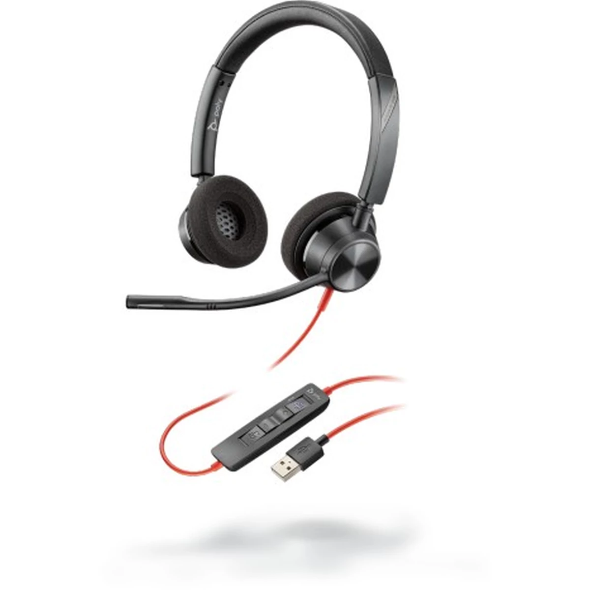 Poly - Plantronics Blackwire 3320 USB-A Headset