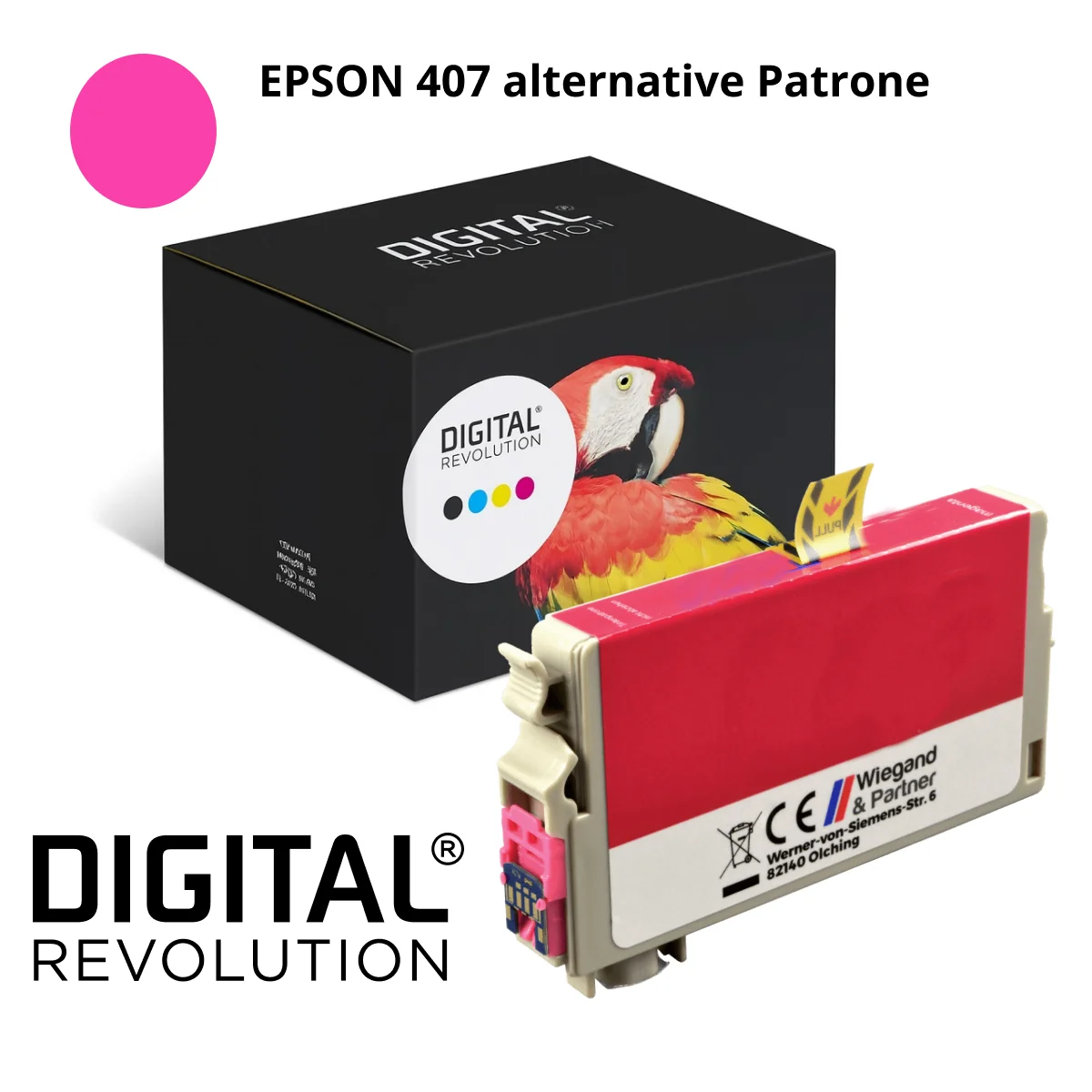Epson 407 - alternative Patrone 'magenta' 1.900 Seiten - Digital Revolution