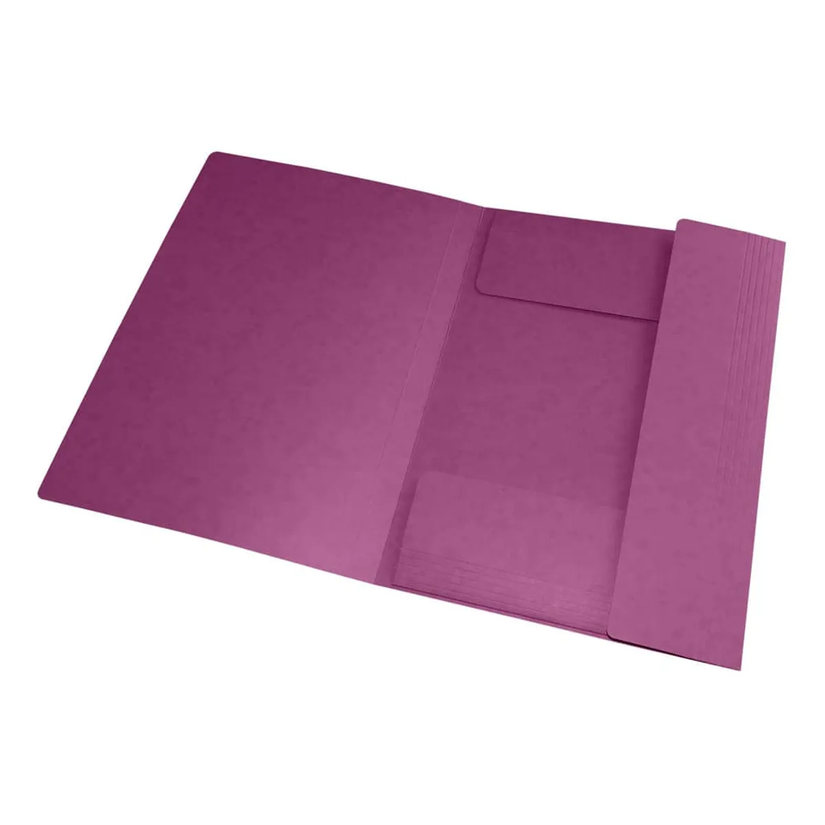 OXFORD Eckspannmappe TOP FILE+ - A4, 390 g/qm, Karton, Gummizug, violett