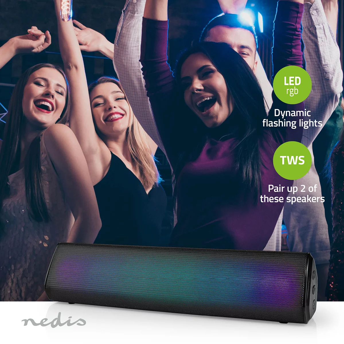 Nedis Bluetooth®-Lautsprecher Nedis Bluetooth®-Lautsprecher