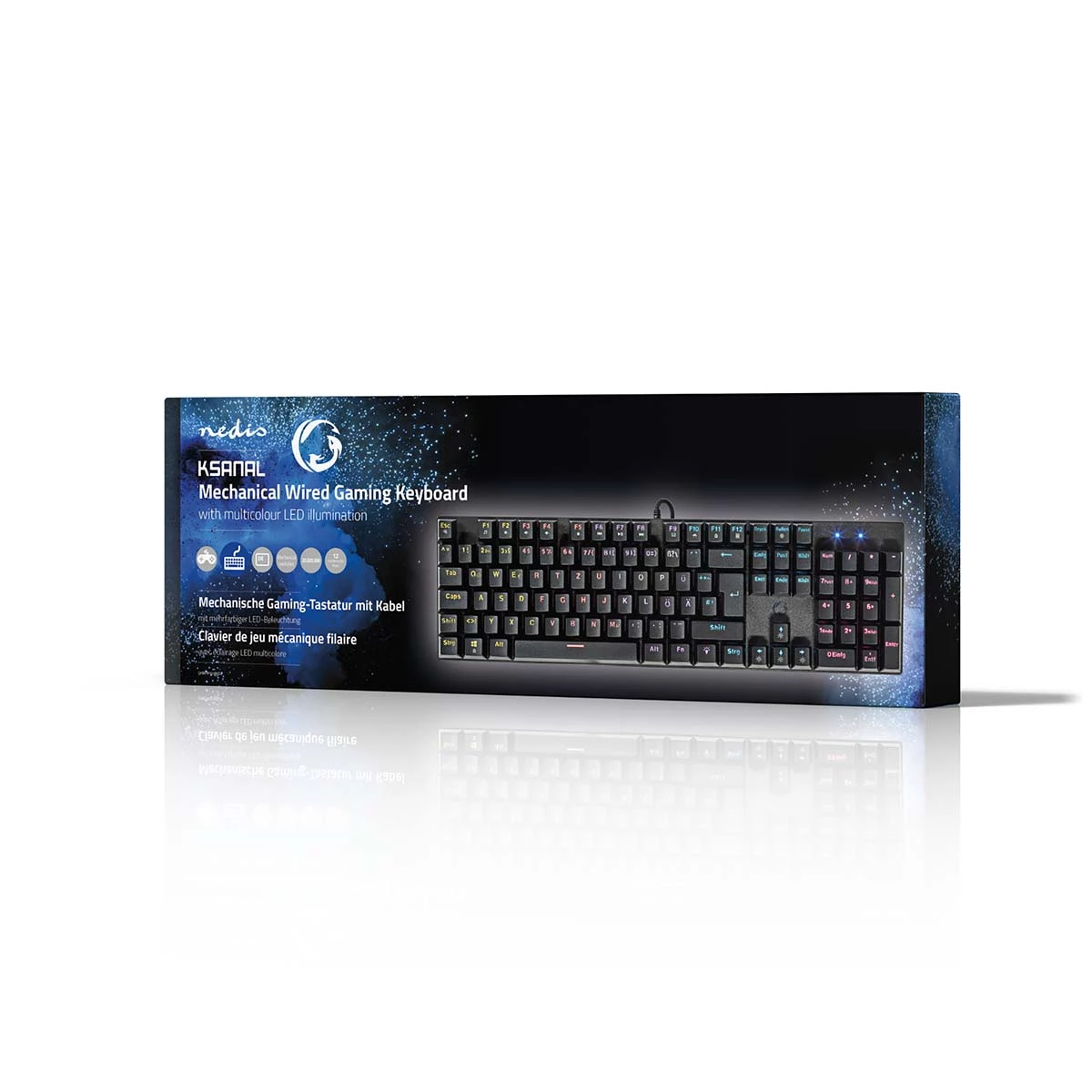 Nedis Wired Gaming Keyboard Nedis Wired Gaming Keyboard