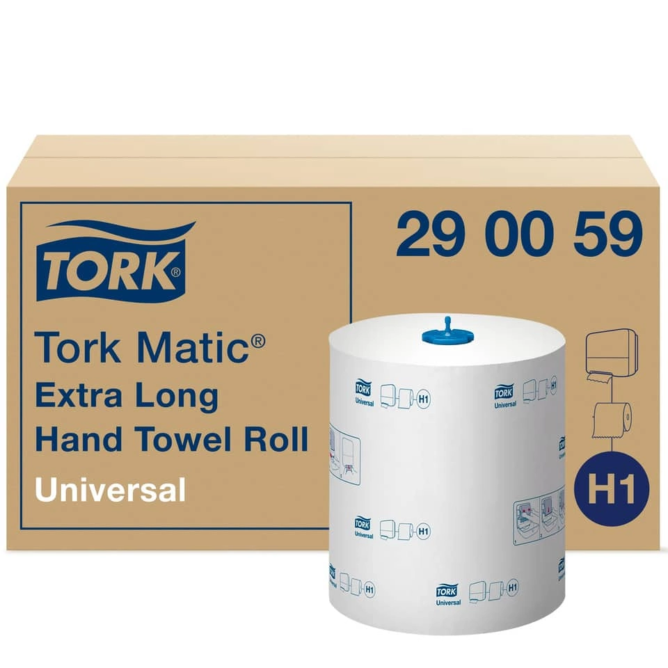 TORK Matic® Rollenhandtuch für System H1 - 6 Rollen 21 cm x 280 m, weiß, 1-lagig