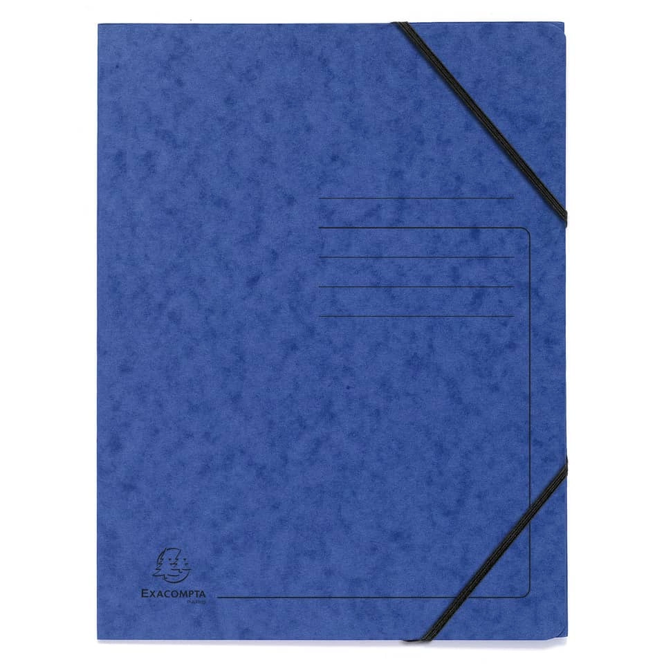 Eckspanner A4 Colorspan blau Karton 355 g/qm