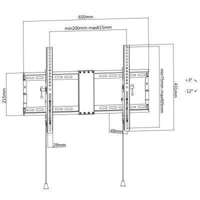 TV-Wandhalterung Pro TILT (L)