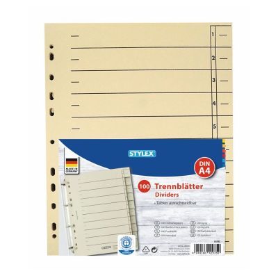 Trennblätter, 100er Packung