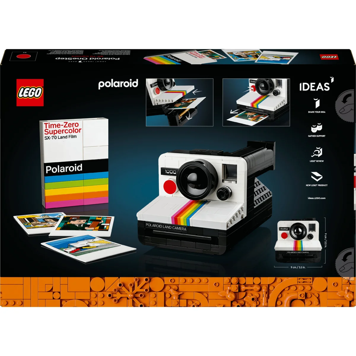 LEGO® Ideas Polaroid OneStep SX-70 Sofortbildkamera 21345 LEGO® Ideas Polaroid OneStep SX-70 Sofortbildkamera 21345