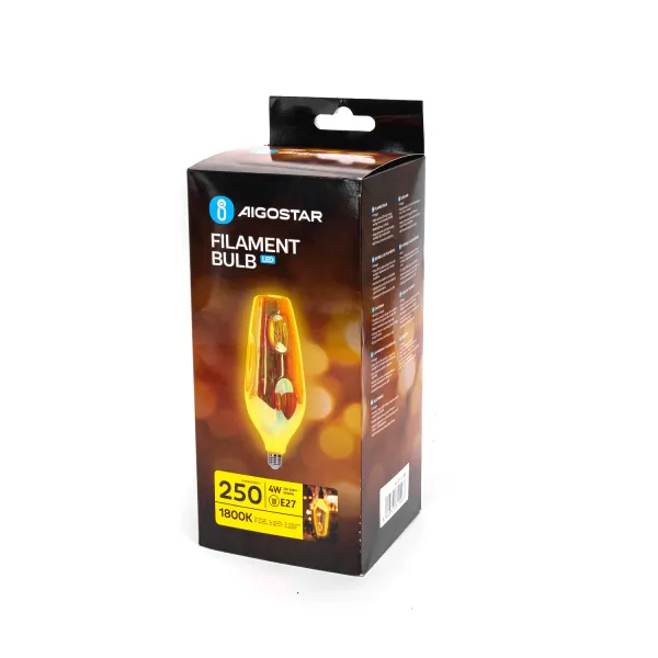 Aigostar LED Filament Lampe 'Alien' E27 4W