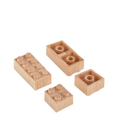 FabBrix Holz-Bausteine, 30 Stück