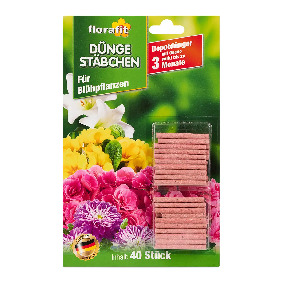 florafit Düngestäbchen für Blühpflanzen