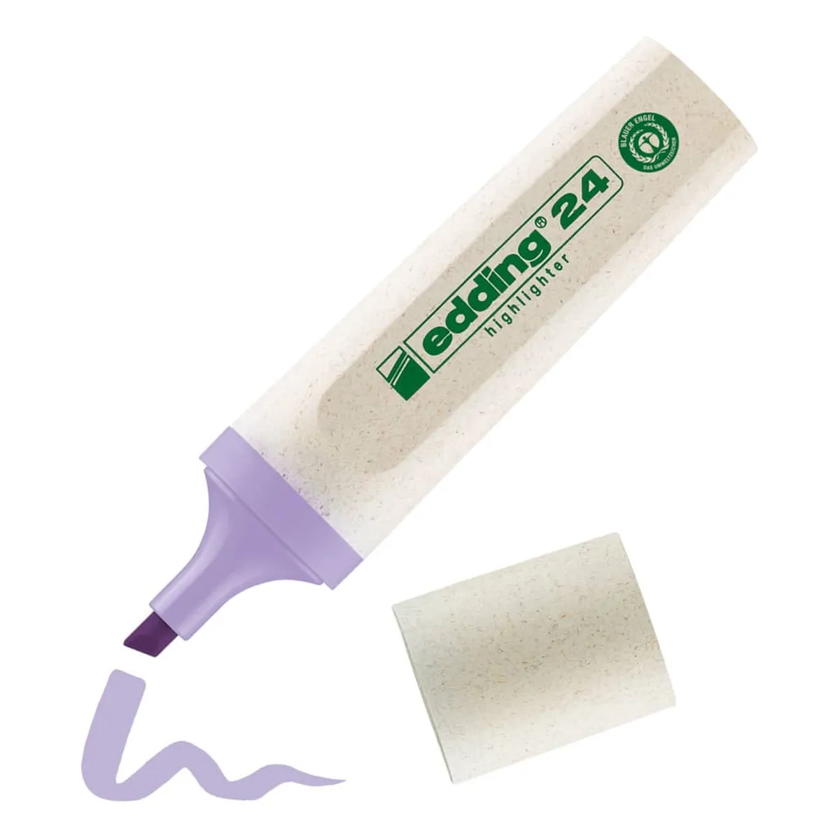 Edding 24 EcoLine Textmarker - nachfüllbar, pastellviolett