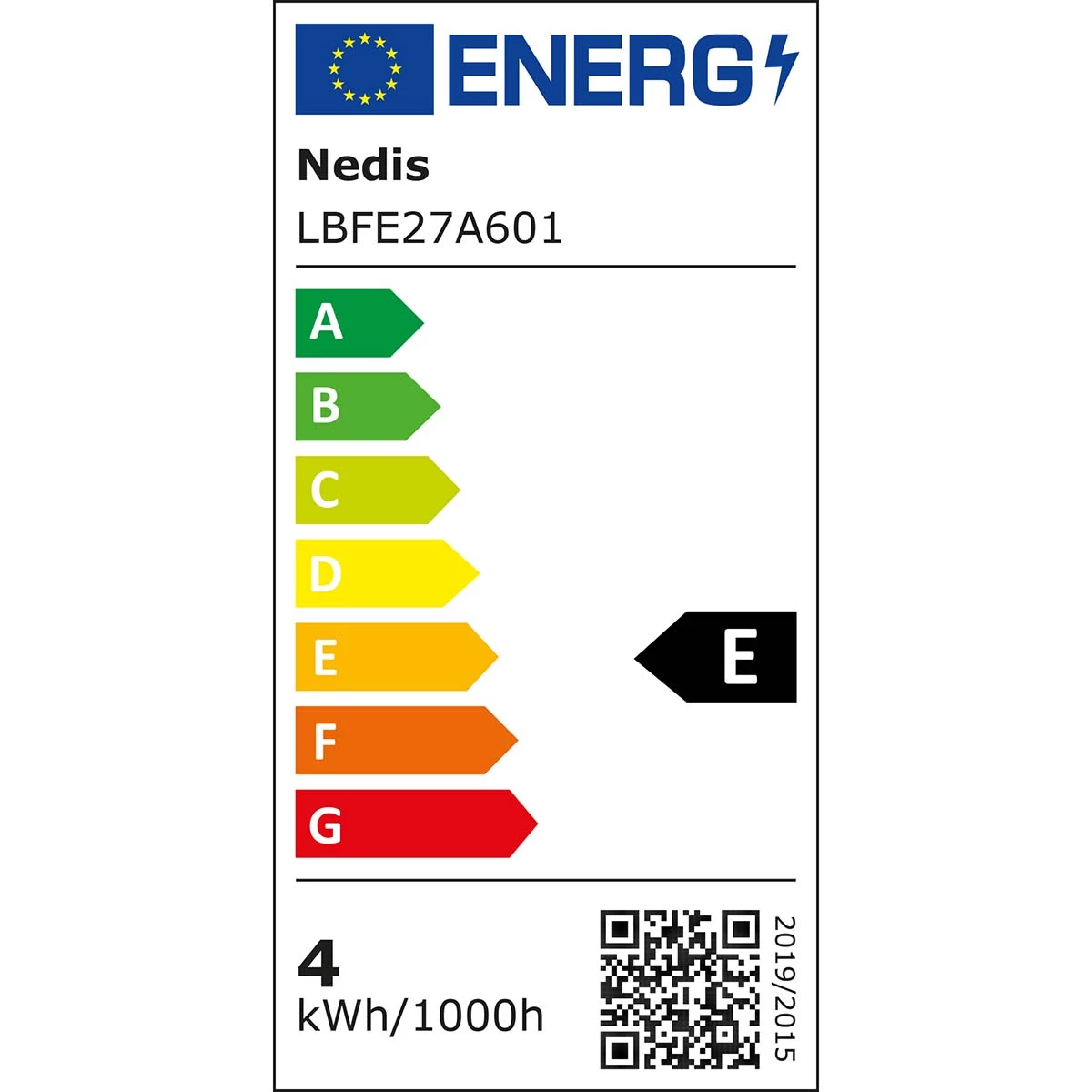 Nedis LED-Filament-Lampe E27