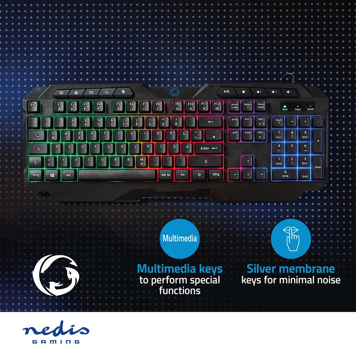 Wired Gaming Keyboard