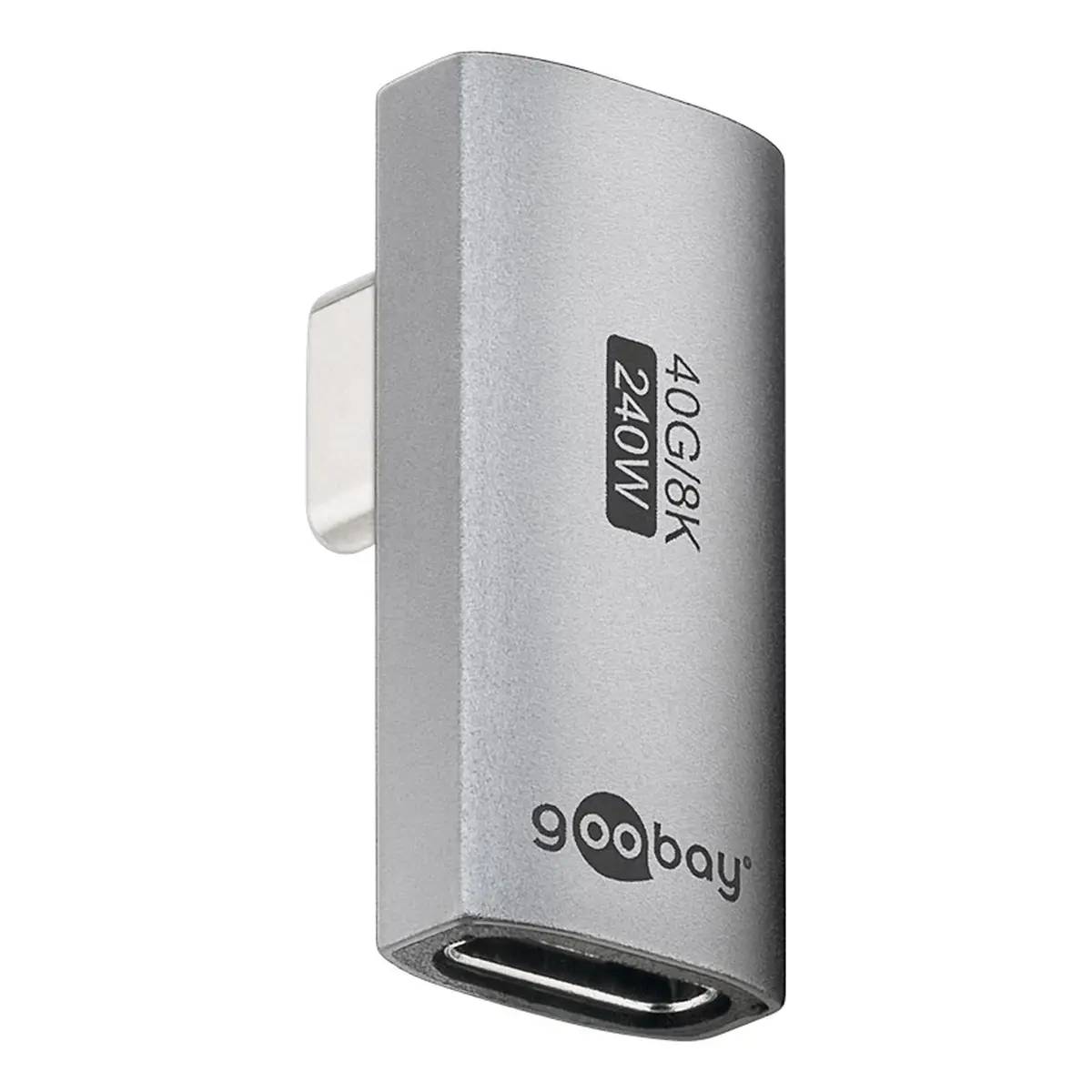 Goobay USB-C™-Adapter vertikal 90° rotiert, USB4™