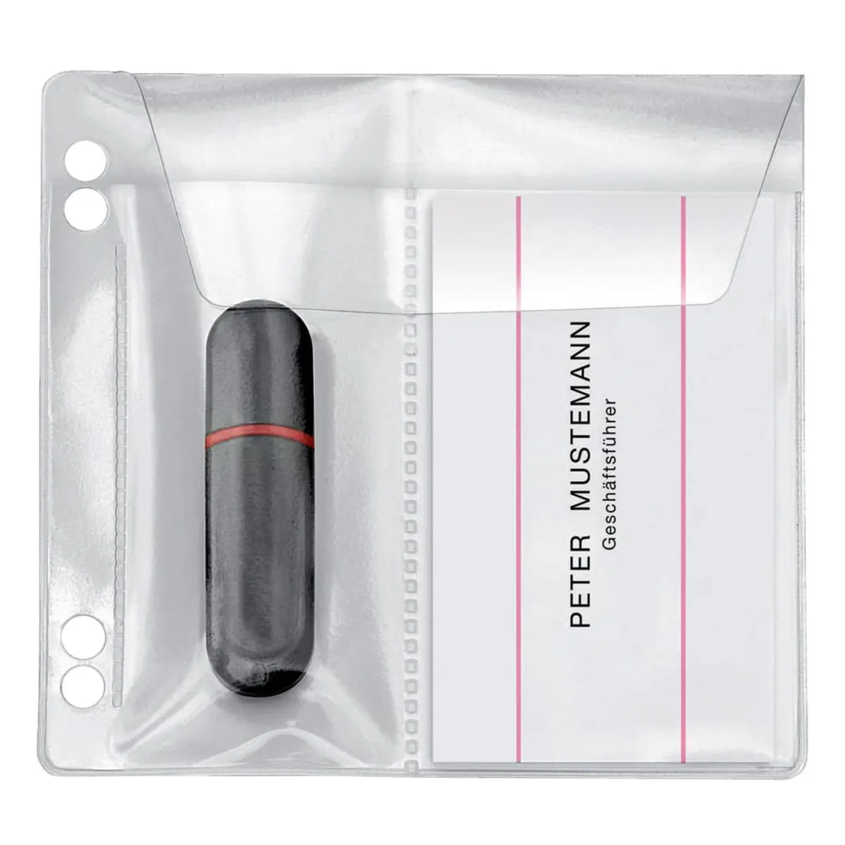 Veloflex USB Stick-Hülle zum Abheften - 5 Stück