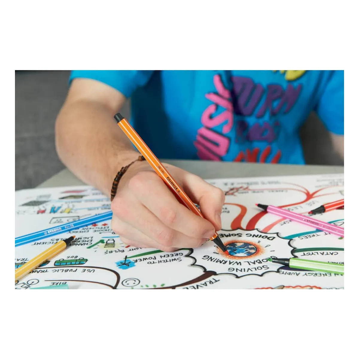 STABILO® Premium-Filzstift - Pen 68 - dunkelgrau