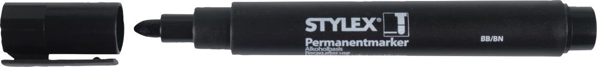 Stylex Permanentmarker, schwarz