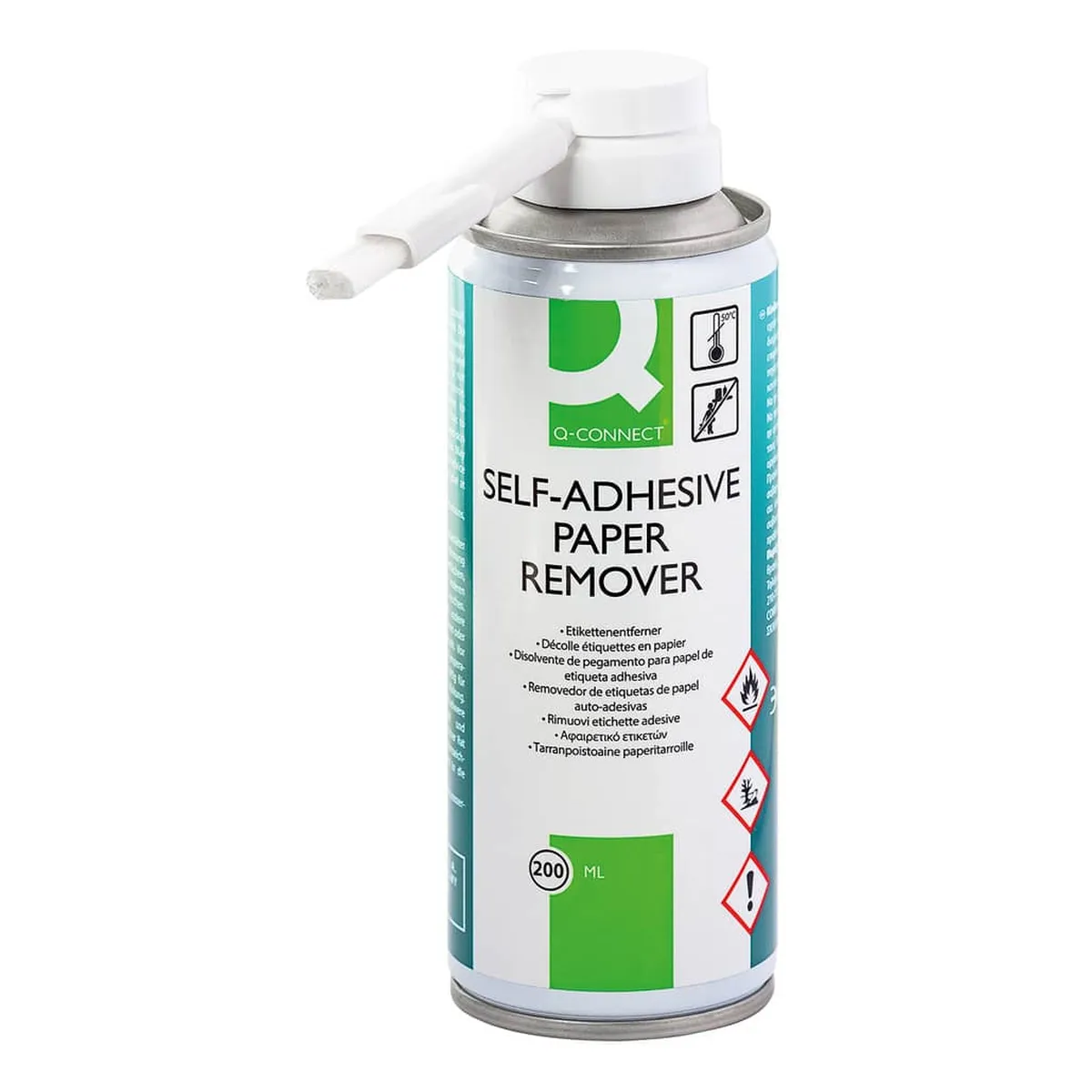 Q-Connect Etikettenlöser - 200 ml, mit Bürste