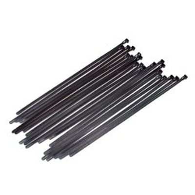 Masterproof Kabelbinder, flacher Verschluß, 20 Stück, 7,5x350mm, wiederverschließbar