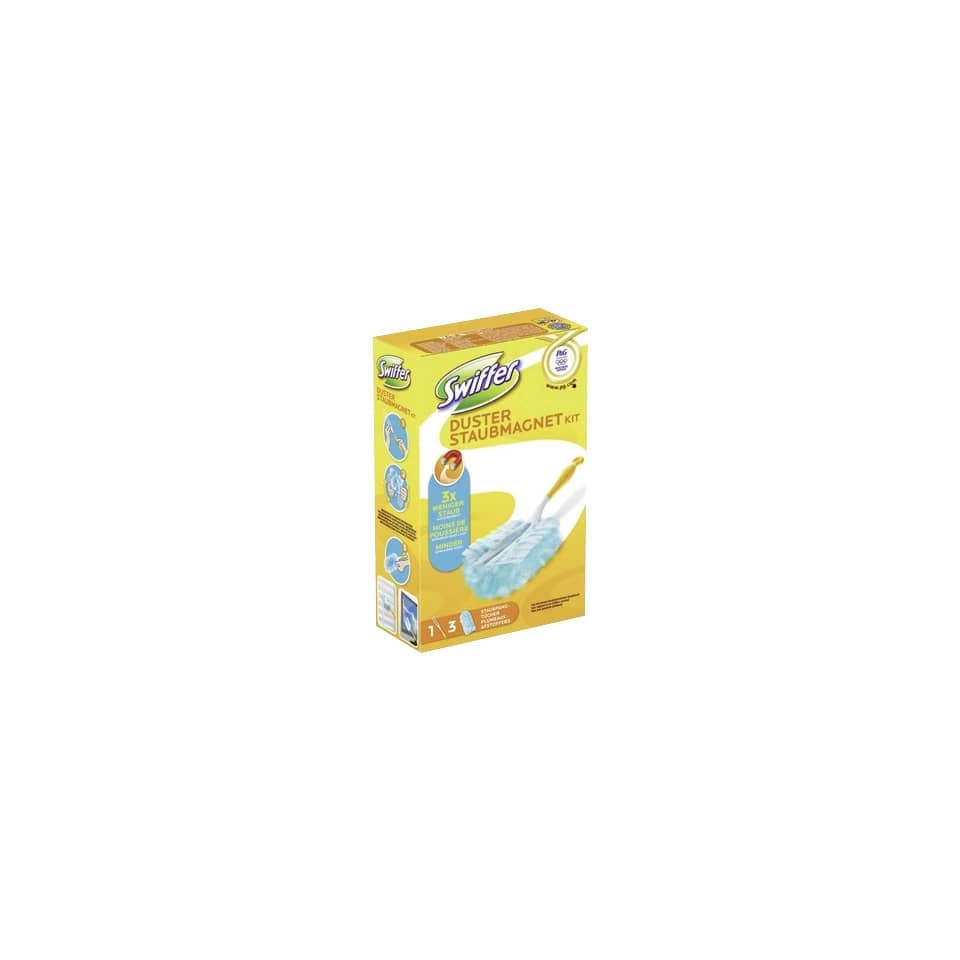 Swiffer Staubmagnet Starterset - Handgriff + 3 Tücher