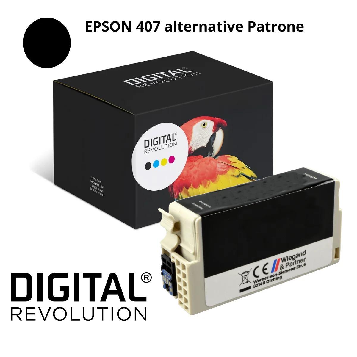 Epson 407 - alternative Patrone 'schwarz' 2.600 Seiten - Digital Revolution