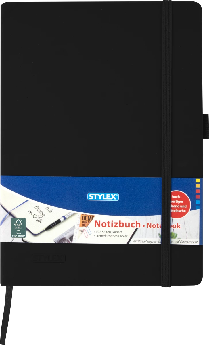 Notizbuch, 14,8 x 21,0 cm, PU-Einband