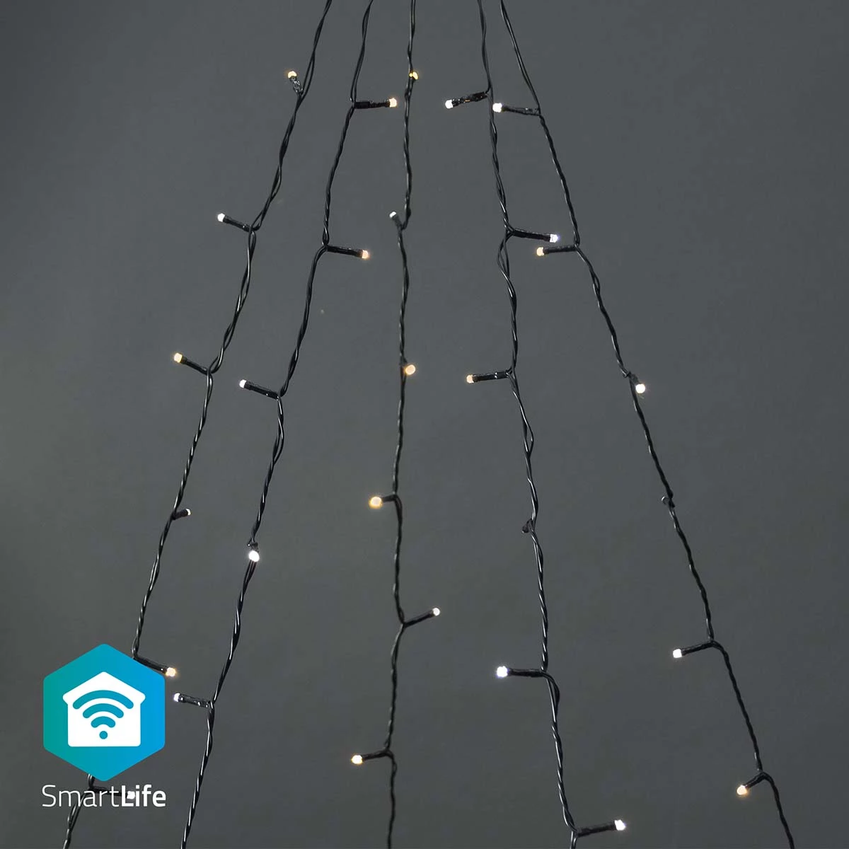 Smarte LED Tannenbaum-Lichterkette, 200 LEDs