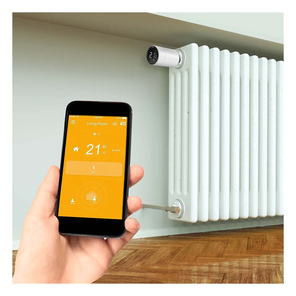 Alecto SMART-HEAT10 Smart Zigbee Thermostat-Heizkörperventil
