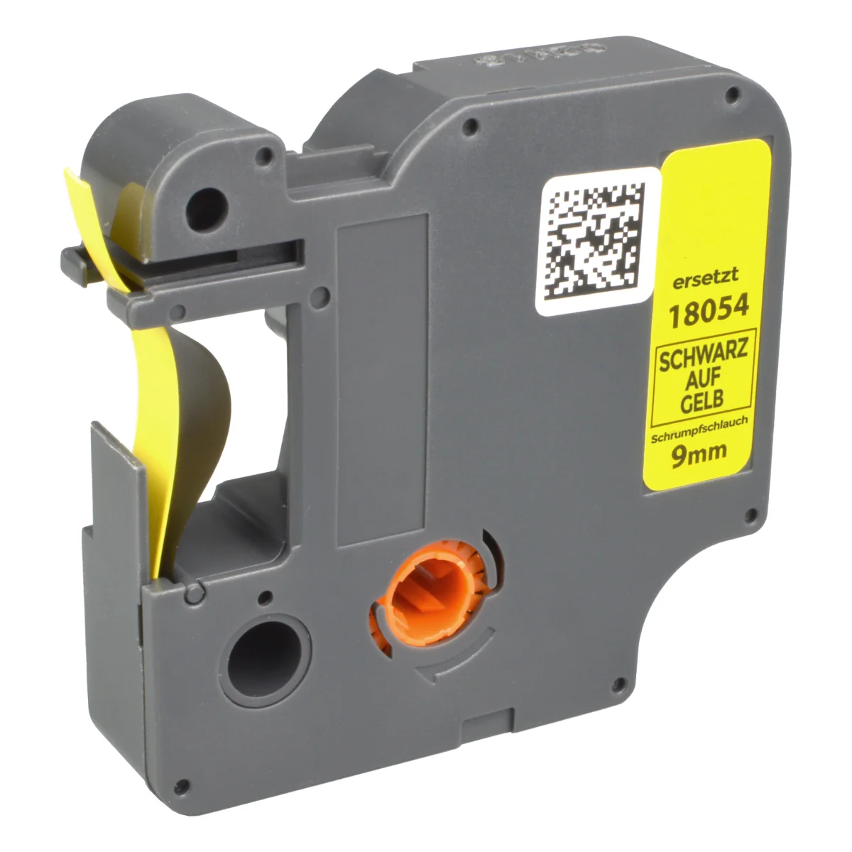 Dymo S0718290 Schrumpfschlauch alternativ schwarz auf gelb 9mm x 1,5m - Digital Revolution