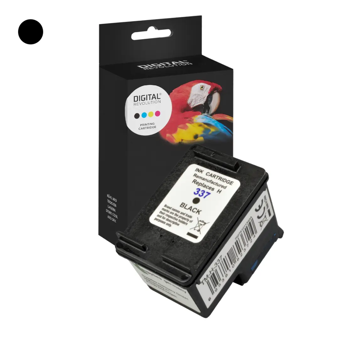 HP 337 - alternative Patrone 'schwarz' 15 ml - Digital Revolution
