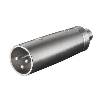 Goobay XLR Adapter, Cinch Buchse zu XLR Stecker