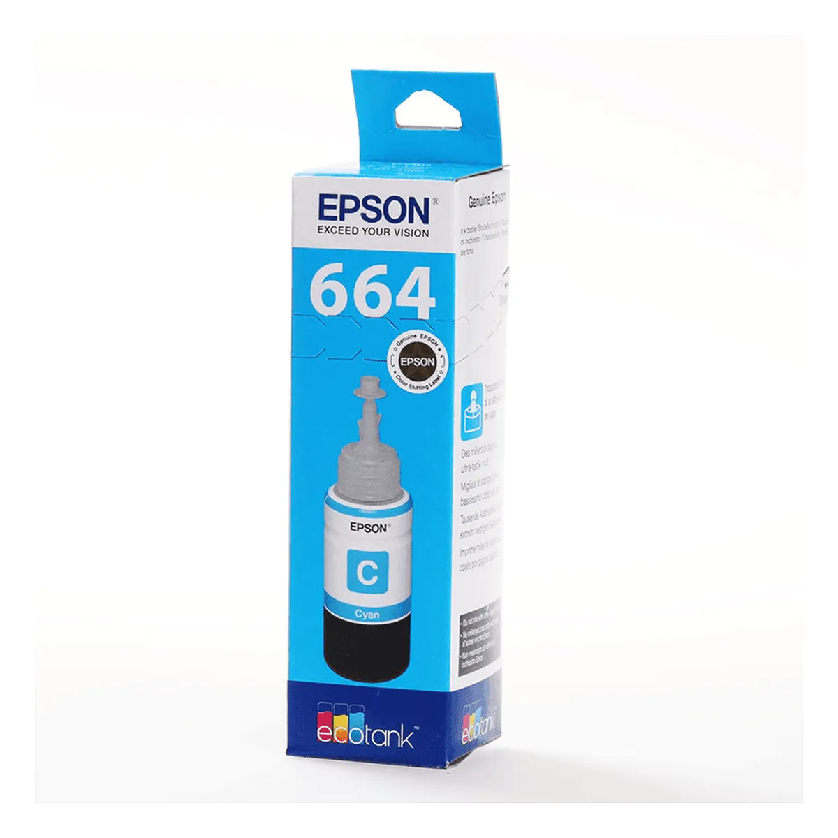 Druckertinte Epson '664' cyan, 70 ml | 6.500 Seiten