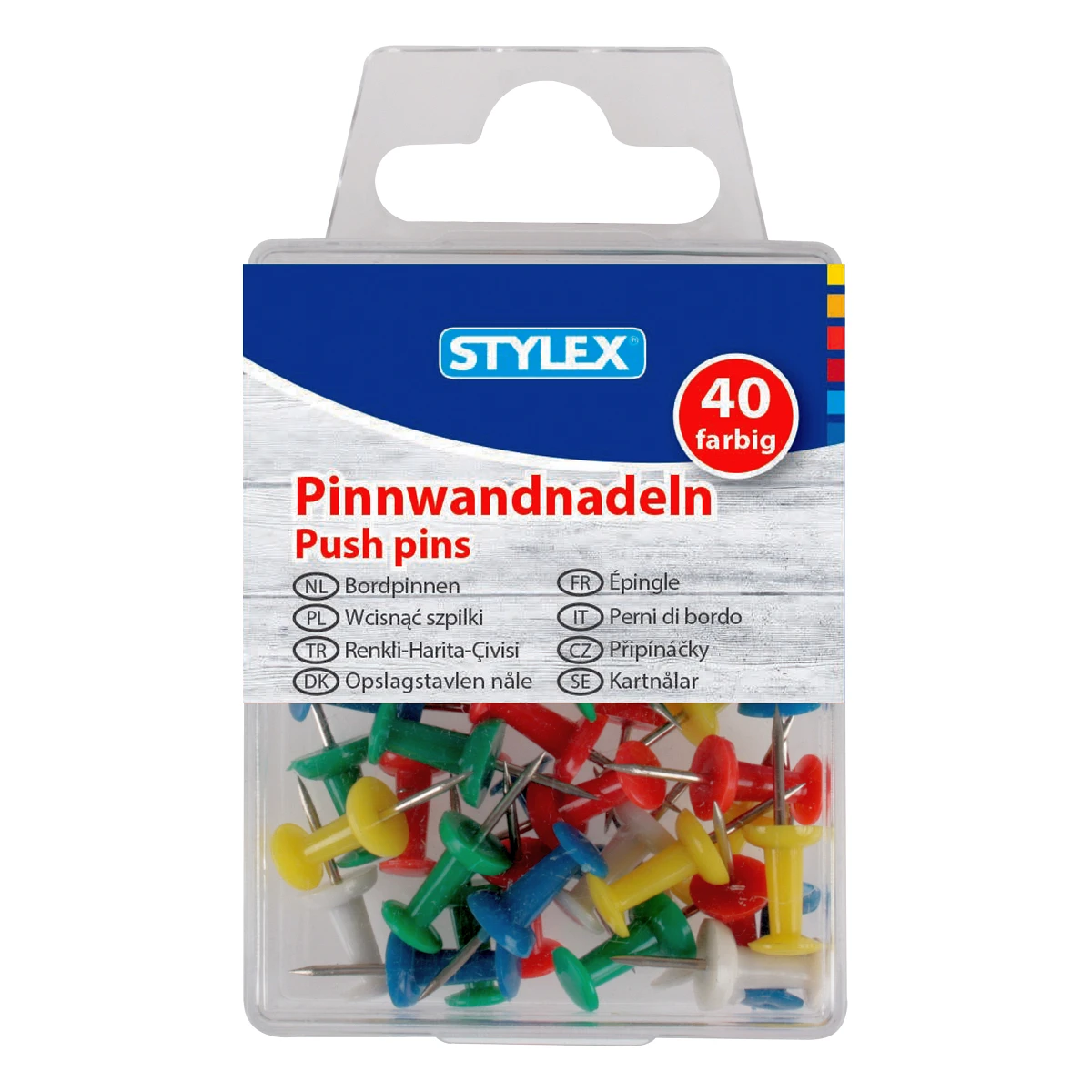 Stylex Pinnwandnadeln, 40 Stück