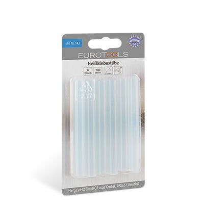 Eurotools Heißklebestäbe, 6 Stück 