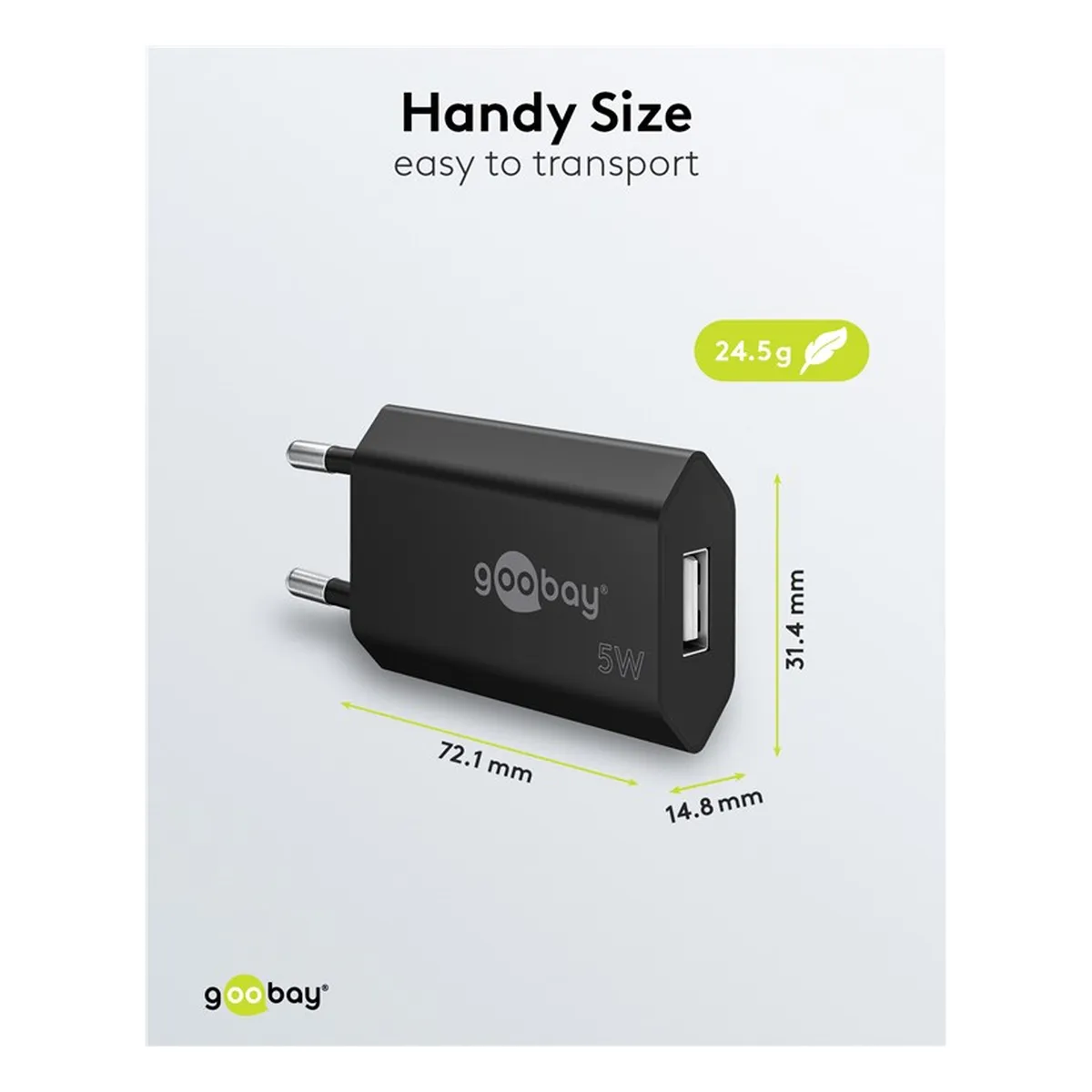 Goobay USB-Ladegerät 1 A
