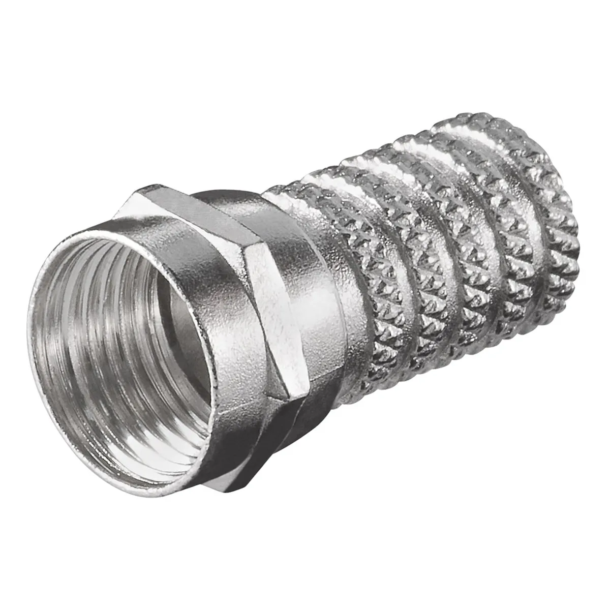 Goobay Aufdreh-F-Stecker 6,0 mm