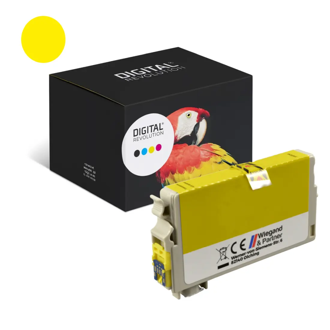 Epson 407 - alternative Patrone 'gelb' 24,8 ml | 1.900 Seiten - Digital Revolution