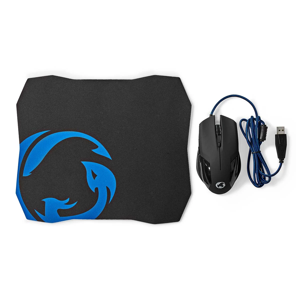 Nedis Gaming Mouse & Mouse Pad Set Nedis Gaming Mouse & Mouse Pad Set
