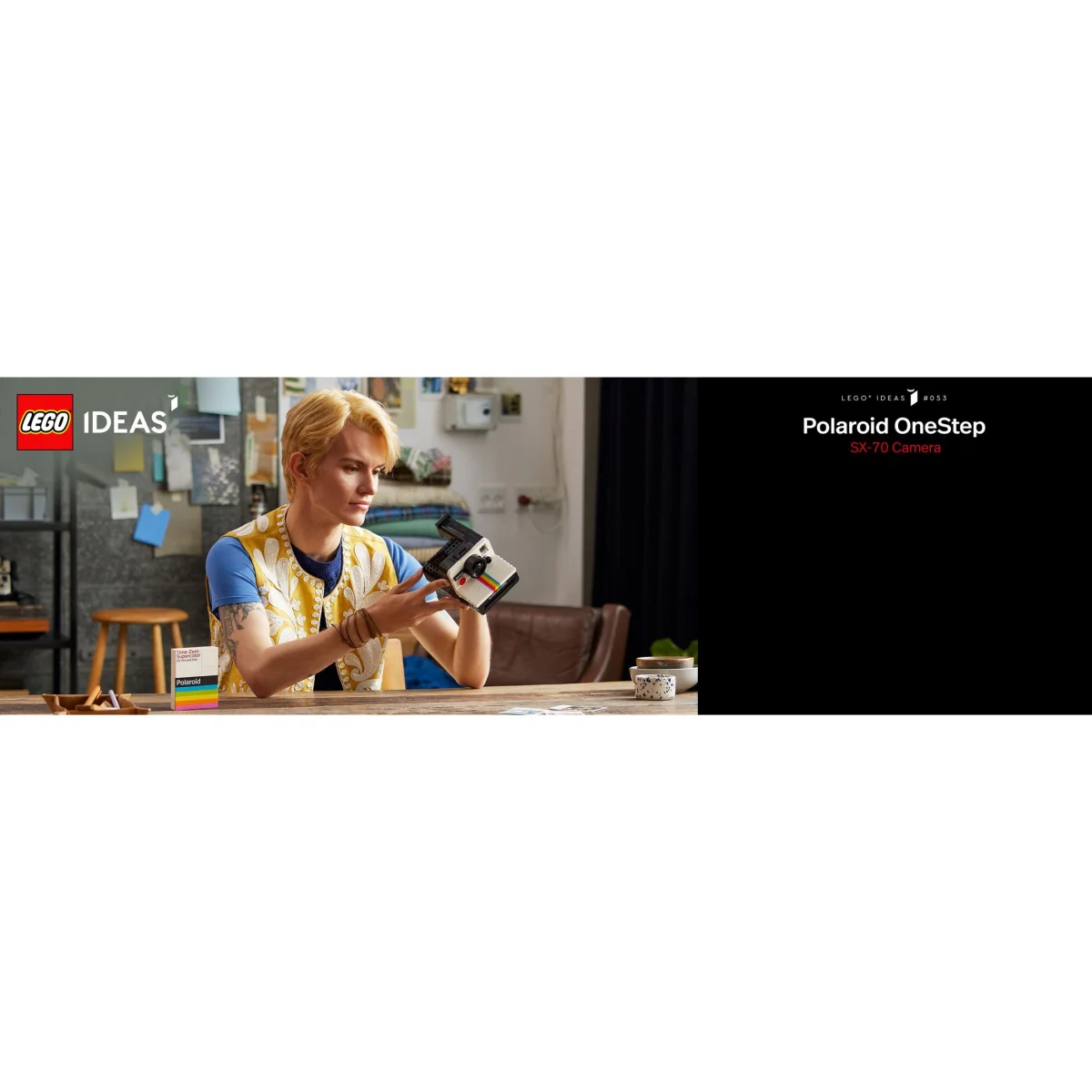 LEGO® Ideas Polaroid OneStep SX-70 Sofortbildkamera 21345 LEGO® Ideas Polaroid OneStep SX-70 Sofortbildkamera 21345