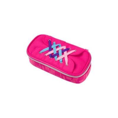 walker Schüleretui Laces - pink, 21 x 6 x 10 cm, 1 Fach, ungefüllt