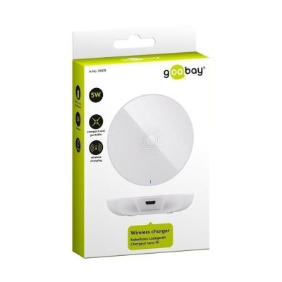 Goobay Kabelloses Ladegerät 5 W, weiß