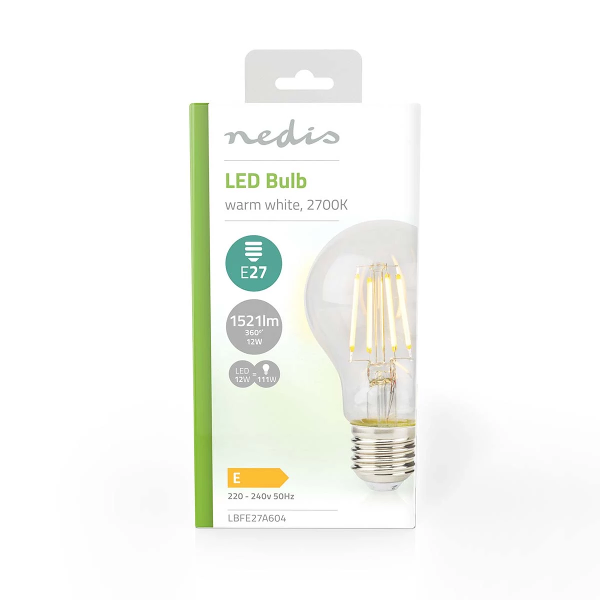 Nedis LED-Filament-Lampe E27
