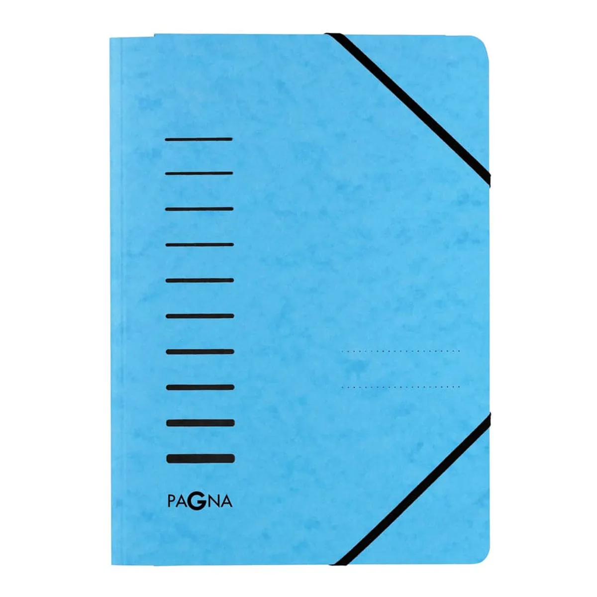 PAGNA Gummizugmappe - A4, 150 Blatt, Presssan, hellblau