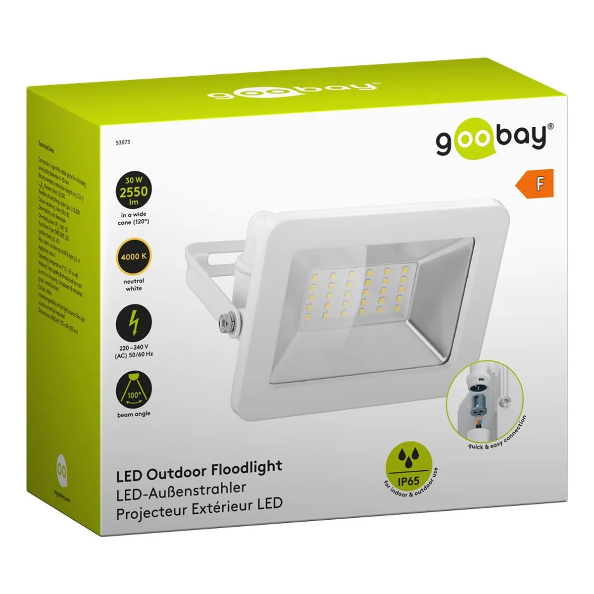 Goobay LED-Außenstrahler, 30 W